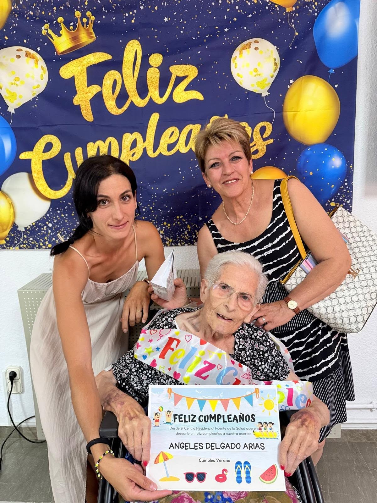 Cumpleaños de verano en la Fuente de la Salud
