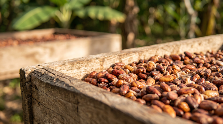 Cajas de fermentación de cacao